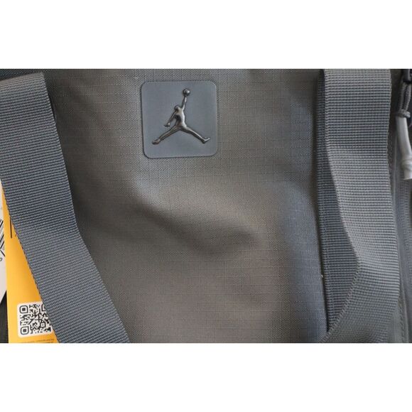 Jordan MA0900-G9Q Men's One Size Dark Smoke Gray Cordura Logo Duffel Bag - Picture 13 of 16
